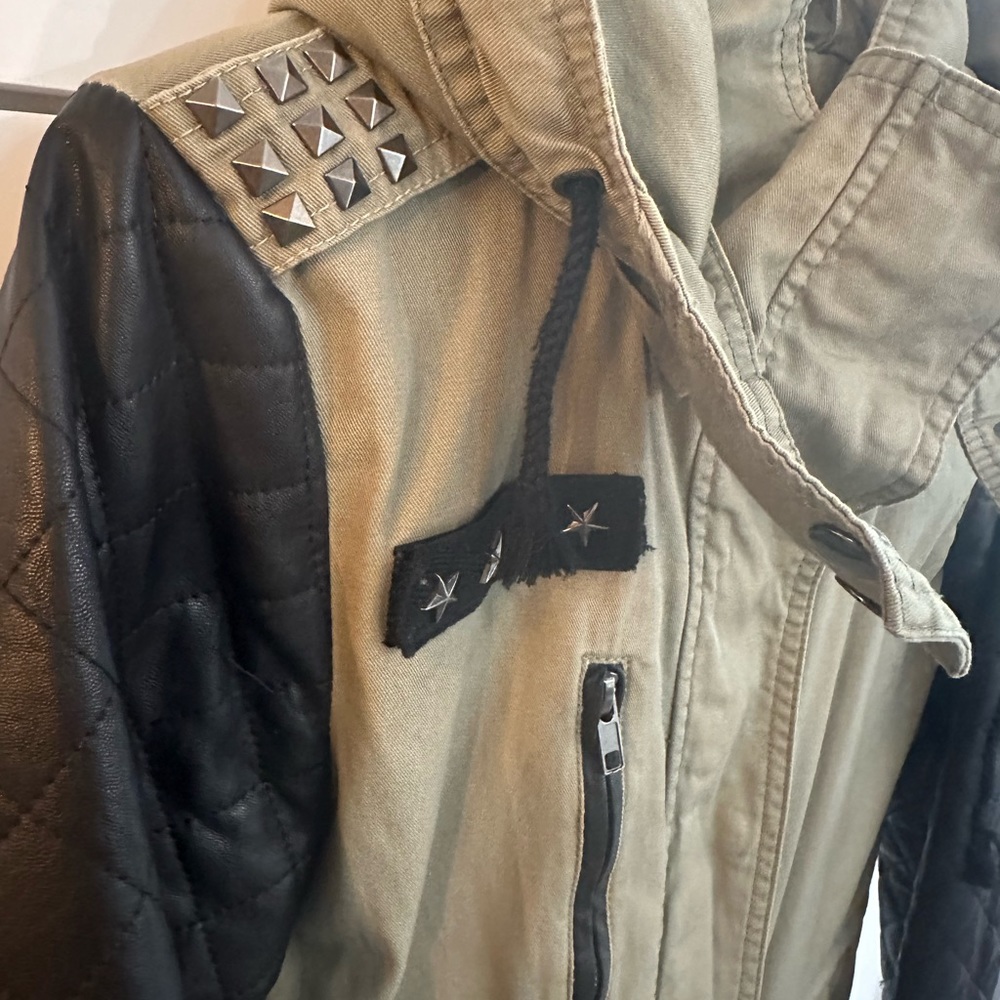 Utility jacket. Army green. - Picture 2 of 5